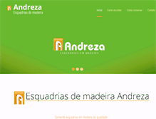 Tablet Screenshot of andrezaesquadrias.com.br